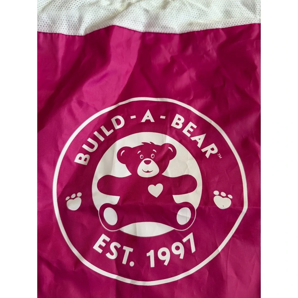 Build a‎ Bear Pink Drawstring Bag Est 1997 Toddler Kids School Gym
